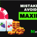 Mistakes To Avoid On Maxim88